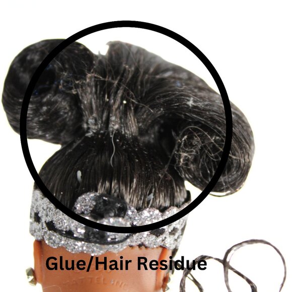 Vintage 1998 Holiday Barbie "Christie" Doll – Black & Silver Gown Hot Pink Shawl - Picture 15 of 16